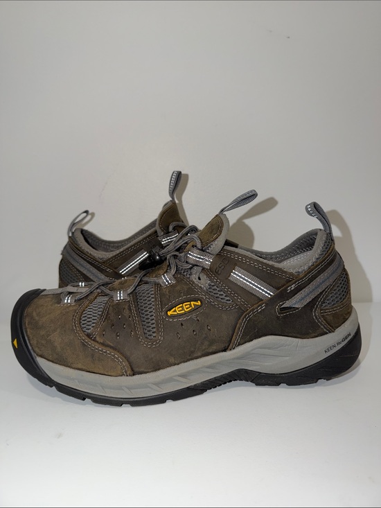 KEEN 13EE Gargoyle Navy Utility Men\'s Atlanta Cool II ESD Steel Toe Hiker Boots main image 5